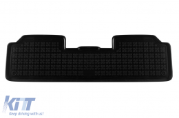 Specific rubber mats suitable for Citroen Berlingo, Peugeot Partner 1996-2010, 3-piece set, black color-image-6214900