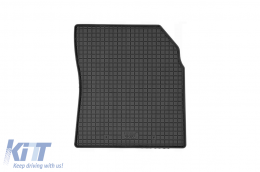 Specific rubber mats suitable for Citroen Berlingo, Peugeot Partner, Opel Combo after 2019, Toyota Proace after 2020, 5 seats, 4-piece set, black color-image-6229068