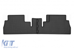 Specific rubber mats suitable for Citroen Berlingo, Peugeot Partner, Opel Combo after 2019, Toyota Proace after 2020, 5 seats, 4-piece set, black color-image-6229069