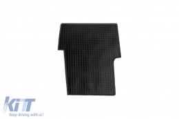 Specific rubber mats suitable for Citroen Spacetourer, Peugeot Traveller, Toyota Proace Verso with tunnel after 2016, Opel Zafira Life with tunnel after 2019, 2 seats, 4-piece set, black color-image-6229212