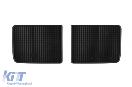 Specific rubber mats suitable for Citroen C-Elysee, Peugeot 301 after 2012, 4-piece set, black color-image-6248357