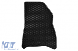 Specific rubber mats suitable for Dacia Bigster MHEV, LPG after 2025, 4-piece set, black color-image-6229618