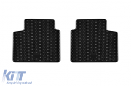 Specific rubber mats suitable for Dacia Bigster MHEV, LPG after 2025, 4-piece set, black color-image-6229619