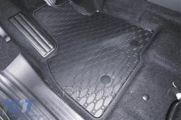 Specific rubber mats suitable for Dacia Bigster MHEV, LPG after 2025, 4-piece set, black color-image-6229622