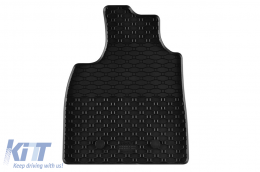 Specific rubber mats suitable for Dacia Bigster HEV after 2025, 4-piece set, black color-image-6229627