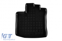 Specific rubber mats suitable for Dacia Dokker van after 2012, 2-piece set, black color-image-6243021