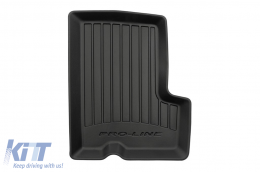 Specific rubber mats suitable for Dacia Duster I 2010-2018 from Frogum 3D ProLine series, 4-piece set, black color, with 24-month warranty-image-6220734