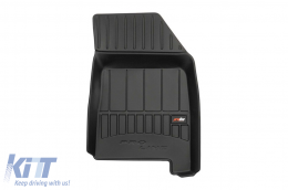 Specific rubber mats suitable for Dacia Duster II 2017-2021 from Frogum 3D ProLine series, 4-piece set, black color, with 24-month warranty-image-6221463