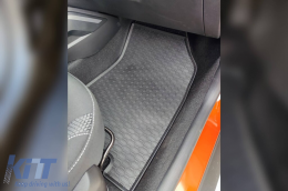 Specific rubber mats suitable for Dacia Duster II after 2018, 4-piece set, black color-image-6228438