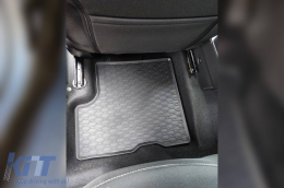 Specific rubber mats suitable for Dacia Duster II after 2018, 4-piece set, black color-image-6228439