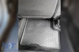 Specific rubber mats suitable for Dacia Duster II after 2018, 4-piece set, black color-image-6228440