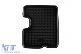 Specific rubber mats suitable for Dacia Duster 2010-2013, Logan sedan 2004-2013, 4-piece set, black color-image-6216640