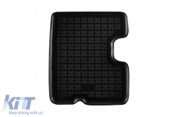 Specific rubber mats suitable for Dacia Duster 2010-2013, Logan sedan 2004-2013, 4-piece set, black color-image-6216641