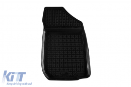 Specific rubber mats suitable for Dacia Duster 2013-2018, 4-piece set, black color-image-6216684