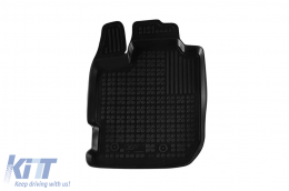 Specific rubber mats suitable for Dacia Duster after 2018, 4-piece set, black color-image-6216689