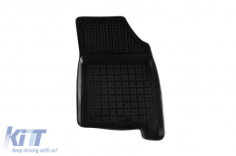 Specific rubber mats suitable for Dacia Duster after 2018, 4-piece set, black color-image-6216690