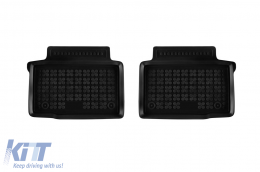 Specific rubber mats suitable for Dacia Duster Hybrid, LPG after 2024, 4-piece set, black color-image-6216738