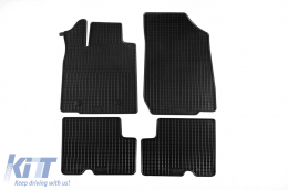 image-6-Specific rubber mats suitable for Dacia Duster 4x2 2010-2017, Duster after 2018, 4-piece set, black color