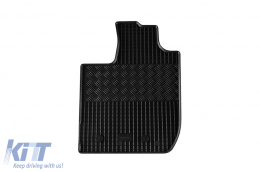 Specific rubber mats suitable for Dacia Duster after 2018, 4-piece set, black color-image-6229016