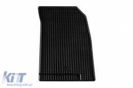 Specific rubber mats suitable for Dacia Duster after 2018, 4-piece set, black color-image-6229017