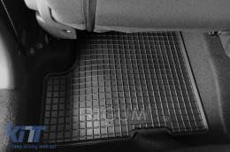 Specific rubber mats suitable for Dacia Duster after 2018, 4-piece set, black color-image-6229021