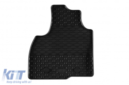 Specific rubber mats suitable for Dacia Duster MHEV after 2024, 4-piece set, black color-image-6229607