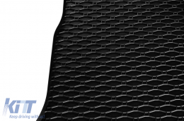Specific rubber mats suitable for Dacia Duster MHEV after 2024, 4-piece set, black color-image-6229610