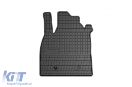 Specific rubber mats suitable for Dacia Duster after 2024, 4-piece set, black color-image-6231187