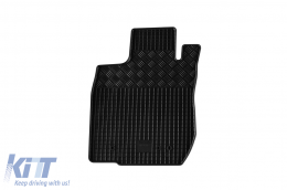 Specific rubber mats suitable for Dacia Duster 2010-2017, 4-piece set, black color-image-6248394