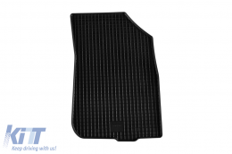 Specific rubber mats suitable for Dacia Duster 2010-2017, 4-piece set, black color-image-6248395