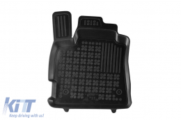 Specific rubber mats suitable for Dacia Jogger after 2021, without Hybrid version, 7 seats, 4-piece set, black color-image-6216719