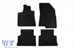 Specific rubber mats suitable for Dacia Jogger after 2022, 4-piece set, black color - ABFMD6018875