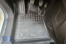 Specific rubber mats suitable for Dacia Jogger after 2022, 4-piece set, black color-image-6229313