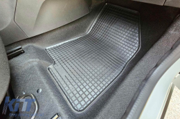 Specific rubber mats suitable for Dacia Jogger after 2022, 4-piece set, black color-image-6229316