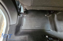Specific rubber mats suitable for Dacia Jogger after 2022, 4-piece set, black color-image-6229317