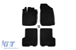 image-31-Specific rubber mats suitable for Dacia Logan MCV after 2013, 4-piece set, black color