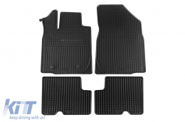 image-9-Specific rubber mats suitable for Dacia Logan MCV after 2013, 4-piece set, black color