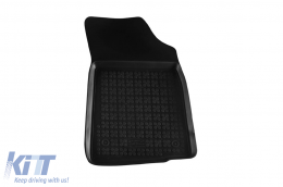 Specific rubber mats suitable for Dacia Sandero 2008-2012, 4-piece set, black color-image-6216649