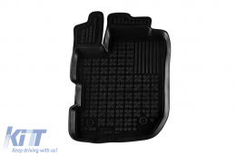 Specific rubber mats suitable for Dacia Sandero after 2019, 4-piece set, black color-image-6216699