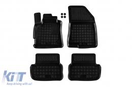 image-35-Specific rubber mats suitable for Dacia Sandero Stepway 4x4, Sandero 4x2 after 2020, 4-piece set, black color