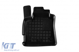 Specific rubber mats suitable for Dacia Sandero Stepway 4x4, Sandero 4x2 after 2020, 4-piece set, black color-image-6216709