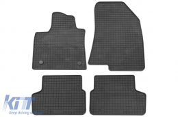 image-10-Specific rubber mats suitable for Dacia Sandero, Sandero Stepway after 2021, 4-piece set, black color