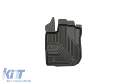 Specific rubber mats suitable for Dacia Sandero 2012-2020, 4-piece set, black color-image-6226900