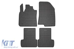 image-15-Specific rubber mats suitable for Dacia Sandero after 2020, 4-piece set, black color