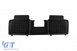 Specific rubber mats suitable for Dacia Spring after 2021, 3-piece set, black color-image-6216715