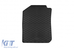 Specific rubber mats suitable for Dacia Spring after 2022, 4-piece set, black color-image-6250068