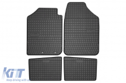 Specific rubber mats suitable for Dacia Spring after 2021, 4-piece set, black color - ABFMD6024001