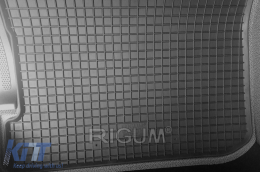 Specific rubber mats suitable for DAF CF Euro 6, Tatra Phoenix after 2014, 2-piece set, black color-image-6249772