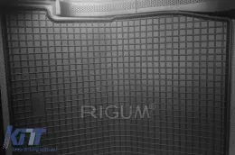 Specific rubber mats suitable for DAF CF Euro 6, Tatra Phoenix after 2014, 2-piece set, black color-image-6249773