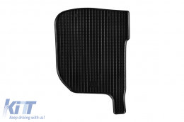 Specific rubber mats suitable for DAF LF Euro 6 after 2013, 2-piece set, black color-image-6249321